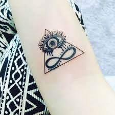 The evil eye tattoo is popular in the parts of the world where it was known as the evil eye and was used as a symbol of judgement and punishment, especially in asia, africa and latin america. Evil Eye Tattoo Ideas Popsugar Beauty