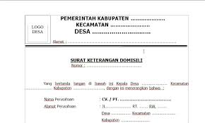 Formulir surat keterangan kematian suami/istri kantor desa/kelurahan Contoh Surat Keterangan Domisil Perusahaan Dari Desa Contoh Surat