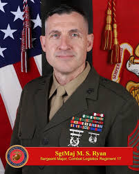 Sergeant Major Michael S. Ryan > 1st Marine Logistics Group > Biography