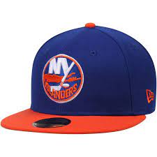 New York Islanders New Era 2 Tone 59fifty Fitted Hat Royal Orange