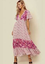 Spell Winona Gown Berry Shop Now Boho Outfits Pink Floral Print Dress Lovely Dresses
