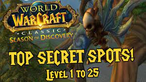 Where to look FIRST when Season of Discovery Drops! FIVE Secret-ish  locations - WoW Classic SoD - YouTube