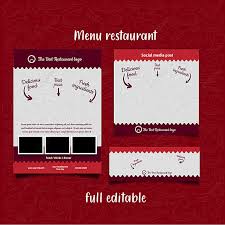 Menu Restaurant قوالب 383 قوالب التصميم للتحميل مجانا
