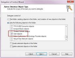 If you are facing problem with admin accounts then it might be related to permissions getting reset every hour basis due to adminsdholder. How To Delegate Password Reset Permissions For Your It Staff Active Directory Gpo