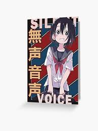 Yuzuru Nishimiya A Silent Voice Eiga Koe no Katachi Retro Anime design |  Gift T-Shirt | Anime T-Shirt
