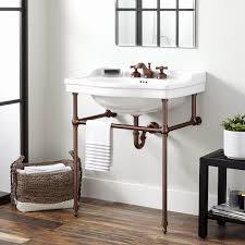 Bathroom vanities with depths below 20 inches are called narrow depth bathroom vanities or shallow depth bathroom vanities. Narrow Depth Bathroom Vanity Sale Fresh Cierra Console Sink With Brass Stand Bathroom Awesome Decors