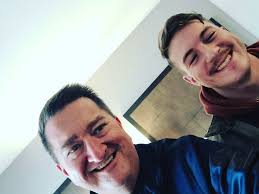 Bubba and Lieutenant Jake Rayer of Dexter in Fairbanks and Jake living his  best Alaska life Supporting Michigan Military Brian Cowan