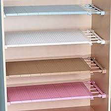 Vancore Teleskop Garderobensystem Regalsystem Regaltrenner Fur Den Kleiderschrank Teleskopregal Fur Kuche Regal Dekor Platzsparende Regale Aufbewahrung Regale