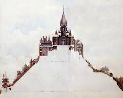 Section Of The Mont Saint Michel Normandie Archi Maps Photo Architecture Drawing Architecture Sketch Architecture Illustration