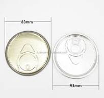 Manufacturer Custom Easy Open Cover Tinplate Metal Cap Easy Open Can Lid