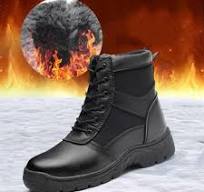 Fur lined steel toe boots clearance