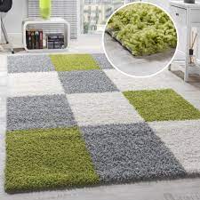 Shaggy teppich hochflor langflor weich geometrisch gemustert grau schwarz grün. Moderner Hochflorteppich Teppich Shaggy Kaufland De