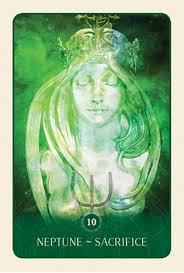 Black Moon Astrology Cards Neptune Sacrifice Astrology Moon Luna Oracle Neptune Spirituality Moon Astrology Card Art Oracle Cards