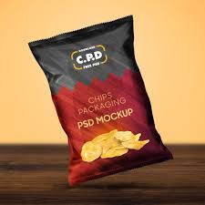 25 Chips Packaging Mockup Templates For Presentation Chip Packaging Packaging Food Poster Design