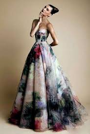 Be Different Wearing Unconventional Wedding Dress Fashion Wedding Printed Wedding Dress Unconventional Wedding Dress Colored Wedding Dresses