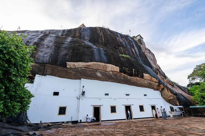 Sithulpawwa Rock Temple ancient cave monastery dry jungle Sri Lanka