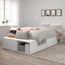 Locale 4 piedi reti letto ikea jake vintage. Platsa Bettgestell Mit 4 Schubladen Weiss Fonnes Alle Information Zum Produkt Erhalten Ikea Osterreich Beds For Small Rooms Small Room Design Bedroom Makeover
