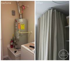How To Hide Your Water Heater Ikea Kvartal System Laundry Room Makeover Hide Water Heater Ikea Kvartal