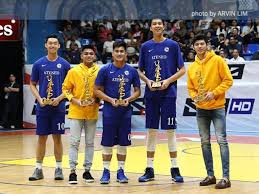 Listed at 7 feet 2 inches (2.18 m) and 232 pounds (105 kg), he plays the center position. Sj Belangel Ateneo De Manila University