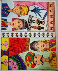 The dim crude assortments of the material relics and dolls of chhattisgarh, appear as its very own indication people. Similarities Between Cultural Art Of Gujarat And Chattisgarh Culture Art My Drawings Art