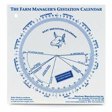 Details About Goat Gestation Wheel Assorted