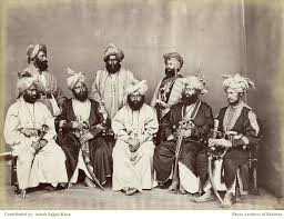 A photograph of the family of Dost Mohammad Khan in 1879.