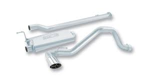 And the muffler is 5 x 8 x18 in. 1995 1999 Toyota Tacoma Cat Back Exhaust System Touring Part 14597