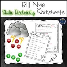 This Is A Worksheet Intended To Be Done While Watching Bill Nye S Static Electricity Video There Are Two Versions Of T Static Electricity Bill Nye Electricity