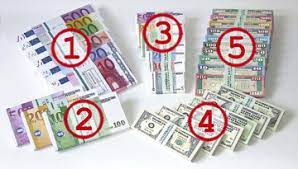 Die arbeitsblätter sind mit anleitungen versehen, so dass die geldscheine auch von schülern selbständig. Euroscheine Geldscheine Dollarscheine Buntebank Spielgeld Kaufen