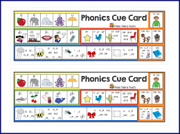Is it necessary, to make qual. Free Phonics Cue Card Make Take Teach