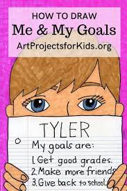 My Goals Self Portrait Art Projects For Kids Back To School Art Kids Art Projects Class Art Projects