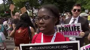 Anti-abortion youth activist celebrates Roe v. Wade decision