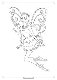 You could also print the picture using the print button above the image. Printable Barbie Fairy Secret Coloring Pages 03