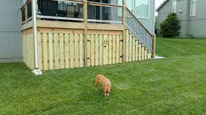 Fence Under Deck Storage Shadow Box Fence Deck Apron Outdoor Deck Box Building A Deck Under Decks