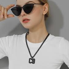 GOLDCHIC JEWELRY Black Name Necklace Personalized for Men Teen, Customized  Initials Name Plated with Chunky Cuban Chain for Father : Amazon.co.uk:  Fashion