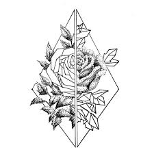 Tattooart Tattoorose Geometric Rose Geometrictattoo Tattoo Tattoos Tattoostencil Geometr Geometric Tattoo Body Art Tattoos Dot Work Tattoo