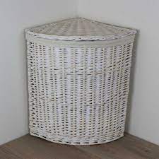 Typically a person makes an obstacle when unable to find a small enough these issues or one that matches. Keswick White Wash Corner Wicker Laundry Basket The Basket Company