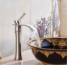 waterfall bathroom sink faucet with