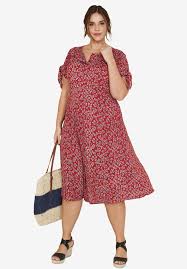 Tie Sleeve Dress By Ellos With Images Tie Sleeve Dress