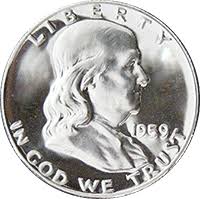 1959 Ben Franklin Half Dollar Value Cointrackers