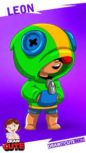 How To Draw Leon Super Easy Brawl Stars Drawing Tutorial