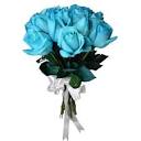 دسته گل 20 تایی رز آبی | قیمت و خرید گل رز هلندی آبی