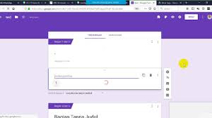 Form evaluasi pertemuan 1 (termasuk daftar hadir). Pemanfaatan Google Form Dalam Evaluasi Pembelajaran Youtube