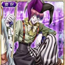 Check spelling or type a new query. On Twitter You Re Telling Me This Clown Outfit Hisoka Mobage Cards Is Supposed To Be His Halloween Cards When These Two Hunter Exam Ones Exist Https T Co M6qjbkhsct