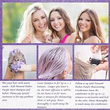 Does purple shampoo really work? Purple Shampoo And Conditioner Set Natural Riches