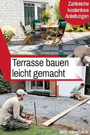 Terrasse Bauen In 2020 Terrasse Bauen Terrassenbau Terrasse