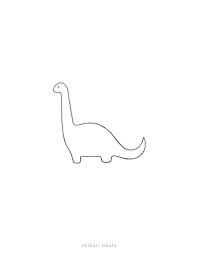 Cute green dinosaur likes to each adults and child. 60 Easy Things To Draw For Beginner Artists