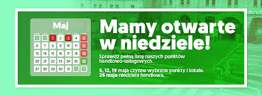 Docelowo przepisy wprowadzone w 2018 roku dotyczące między innymi ograniczenia handlu w niedziele mają objąć. 26 Maja Niedziela Handlowa Galeria Wnetrz Amc