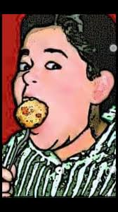 Visiting with family in the original meatballs and sauce pot