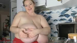 Mature BBW in sexy lingerie gets massive big tits rubbed - TheyAreHuge.com